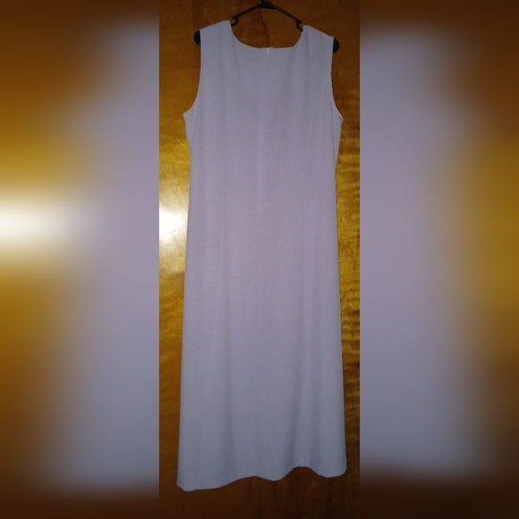 Nancy Michaels Women's Long Violet Sleeveless Dress Size 18  - Picture 3 of 3